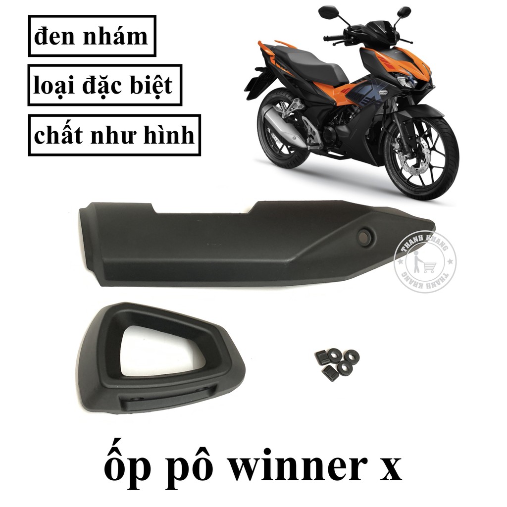 ốp pô winner x 150, winner V1 màu đen nhám kiểu theo xe hàng việt nam chất lượng cao thanh khang.