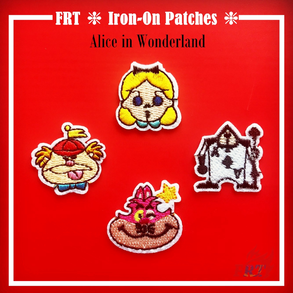 ☸ Disney - Alice in Wonderland Patch ☸ 1Pc Diy Sew on Iron on Badges Patches （Alice - Series 02）