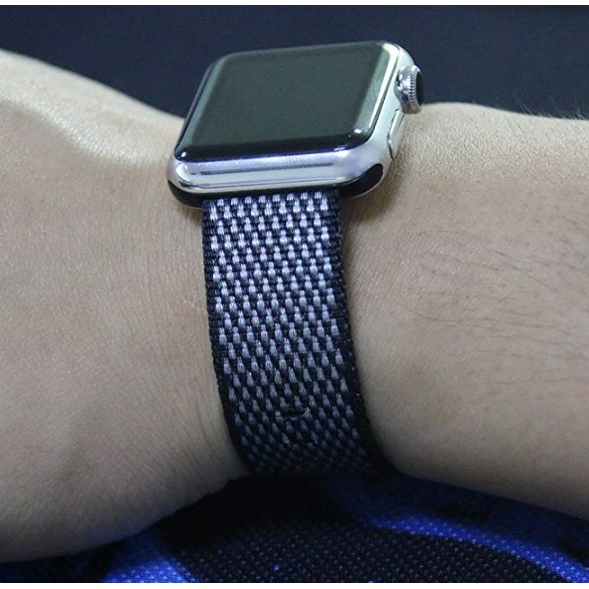 Dây đeo thay thế chất liệu vải dù cho Apple Watch 1 2 3 4 5 6 SE