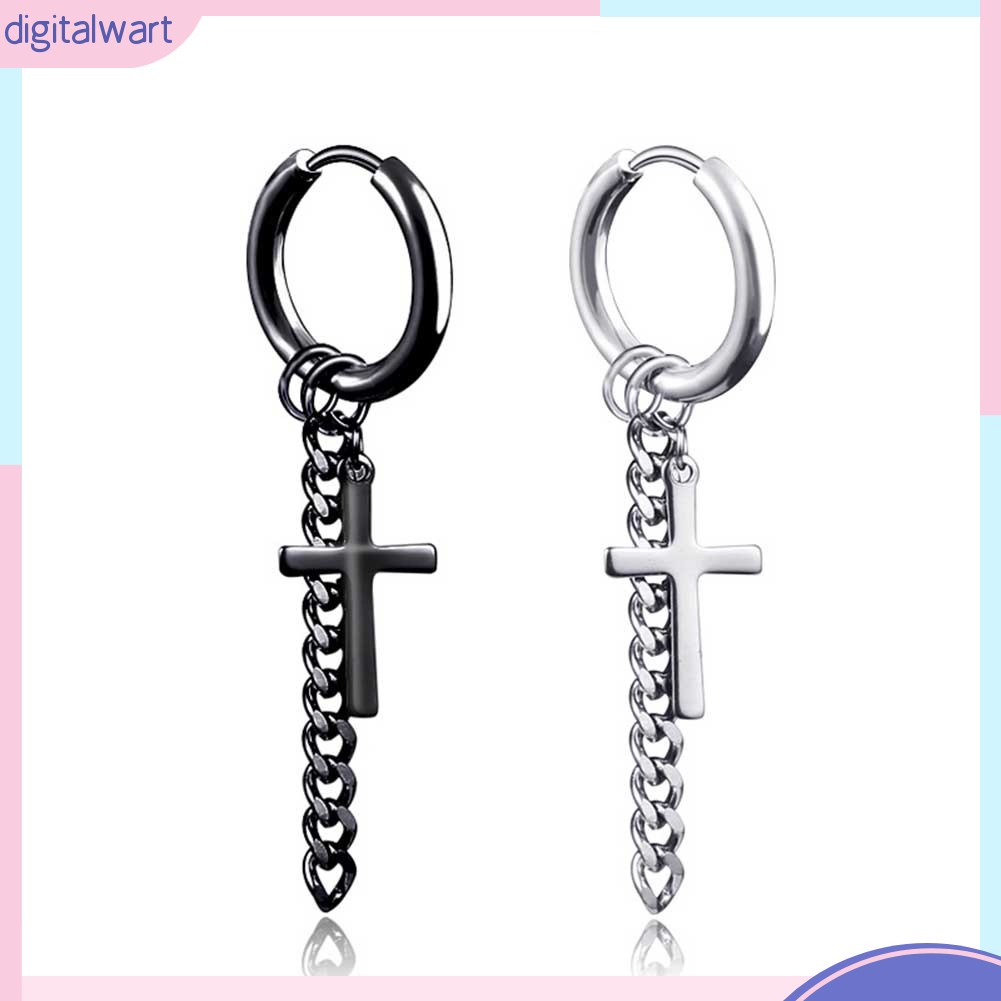 1 Khuyên Tai Kim Loại Thời Trang Cá Tính Cho Nam