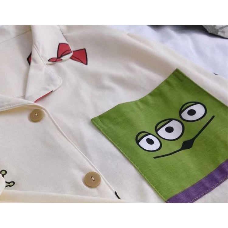 Bộ Đồ Ngủ Tay Dài In Hoạt Hình Toy Story Dễ Thương Cho Nữ