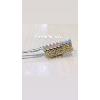 Bàn Chải Cán Sắt Đầu Thẳng Sợi Đồng