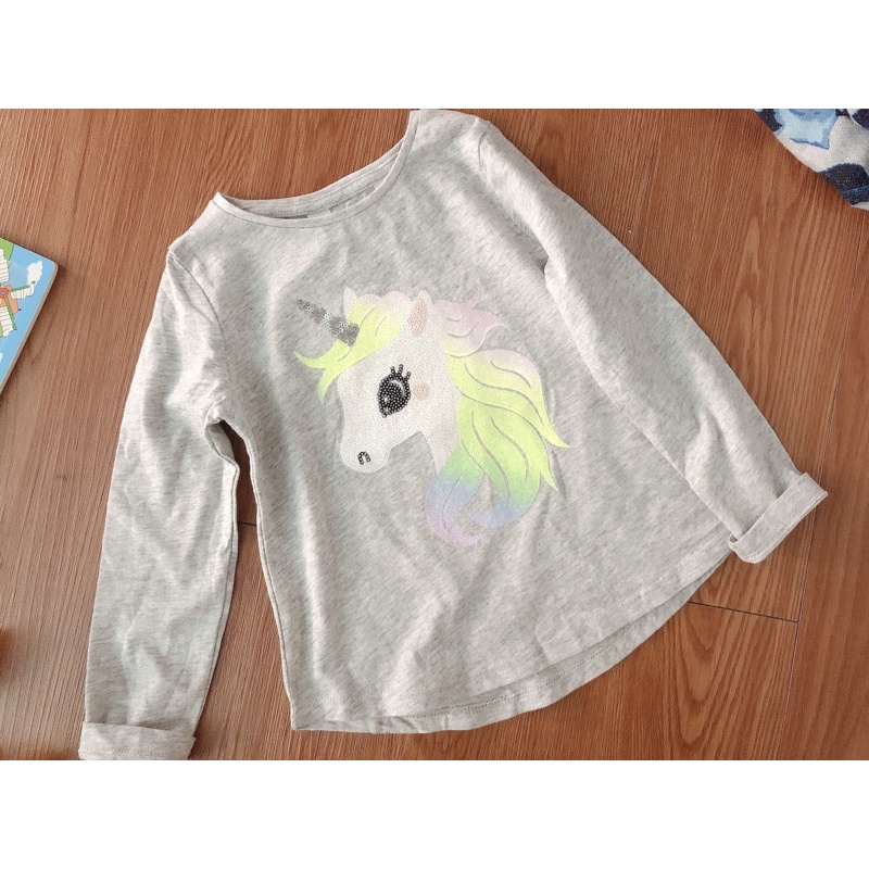 Áo cotton bé gái H.M biến hình