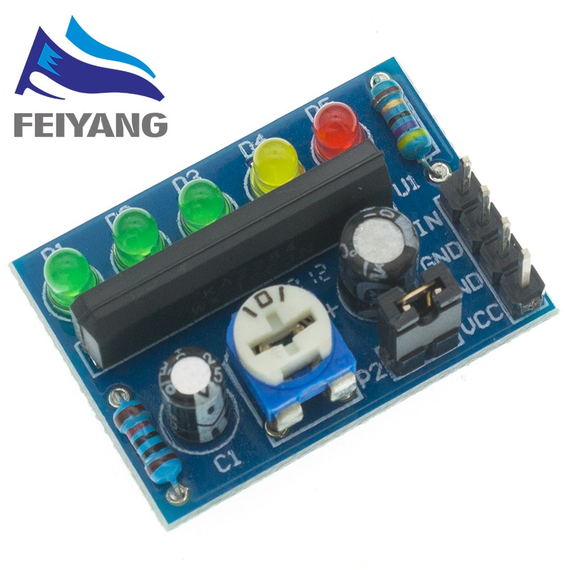 Vôn Kế DC 3.5V-16V KA2284 Màn Hình LED Xanh Lá/Đỏ