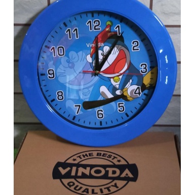 Đồng hồ treo tường hình Doraemon Vinoda