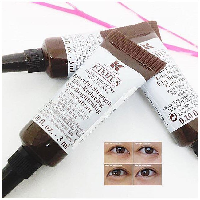 [ Minisize 3ml ] Kem mắt giảm nhăn, sáng da vùng mắt KIEHL'S Powerful Strength Line-Reducing Eye Brightening Concentrate | BigBuy360 - bigbuy360.vn