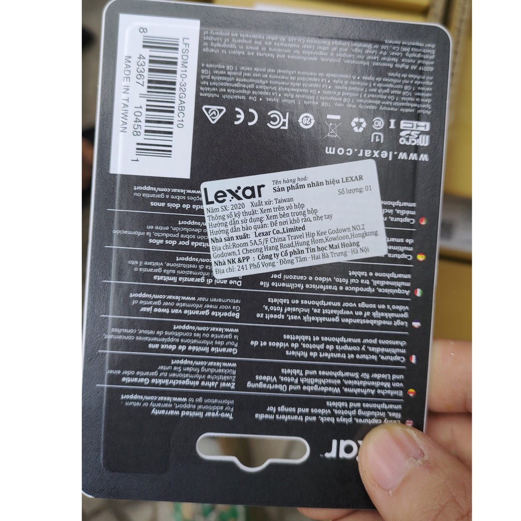 [CHÍNH HÃNG] Thẻ nhớ 32G Sandisk - Thẻ nhớ 32G Lexar - Chính hãng Vĩnh Xuân, Mai Hoàng | BigBuy360 - bigbuy360.vn