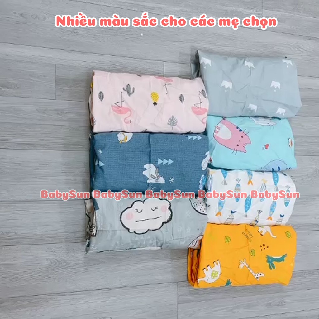 Combo Đệm Cũi Ga Chun Bọc Đệm BABYSUN Cho Giường Cũi Cho Bé Nhiều Kích Thước Và Màu Sắc Cho Các Mẹ Chọn Cho Bé