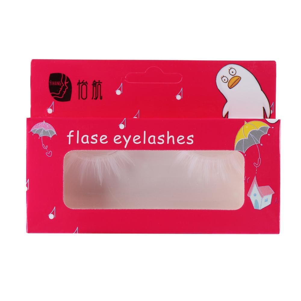 OKDEALS Lông Mi Giả Màu Trắng Thời Trang Cho Nữ