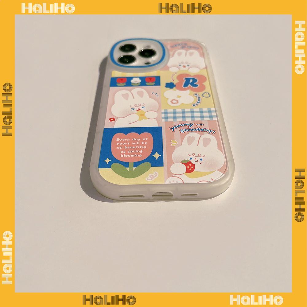 iPhone Case Silicone Soft Case Clear Case TPU Airbag Shockproof Full Coverage Protection Camera Cute Rabbit For iPhone 13 Pro Max iPhone 12 Pro Max iPhone 11 iPhone 7 Plus