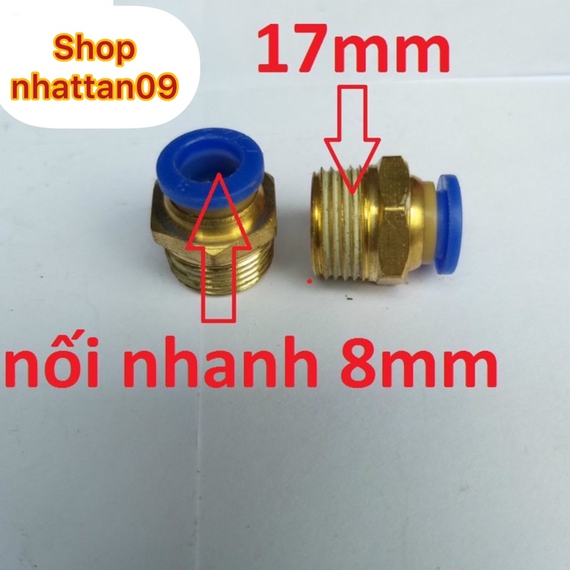 2 Ốc ren 17/8 trong máy bơm mini phun sương