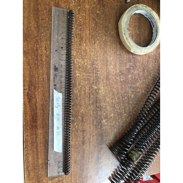 Lò xo nén sợi 2ly phi 10 dài 30cm