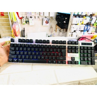 Bàn phím có dây chuyên game bosston 808 giả cơ có led cho các game thủ