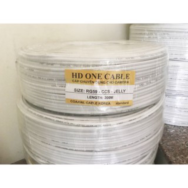 100 mét cáp đồng trục liền nguồn  chống nhiễu cho camera