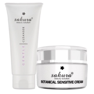 Bộ kem dưỡng cho da nhạy cảm dễ kích ứng Sakura