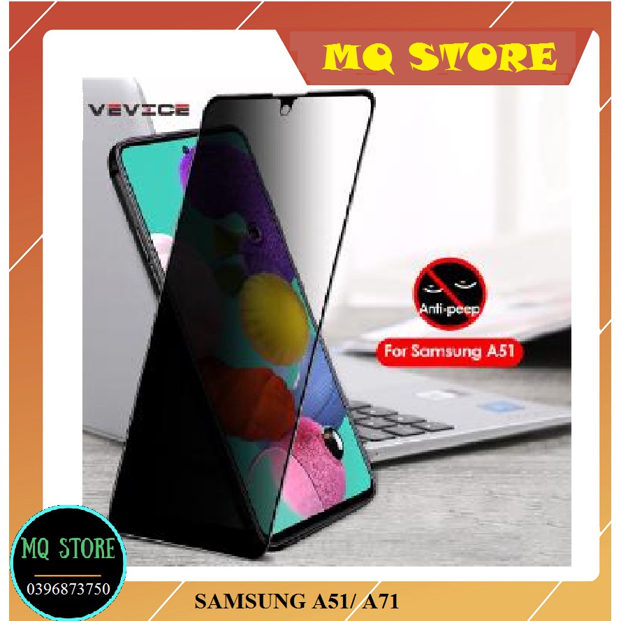 SAMSUNG A51/A71 CƯỜNG LỰC FULL MÀN CHỐNG NHÌN TRỘM CAO CẤP