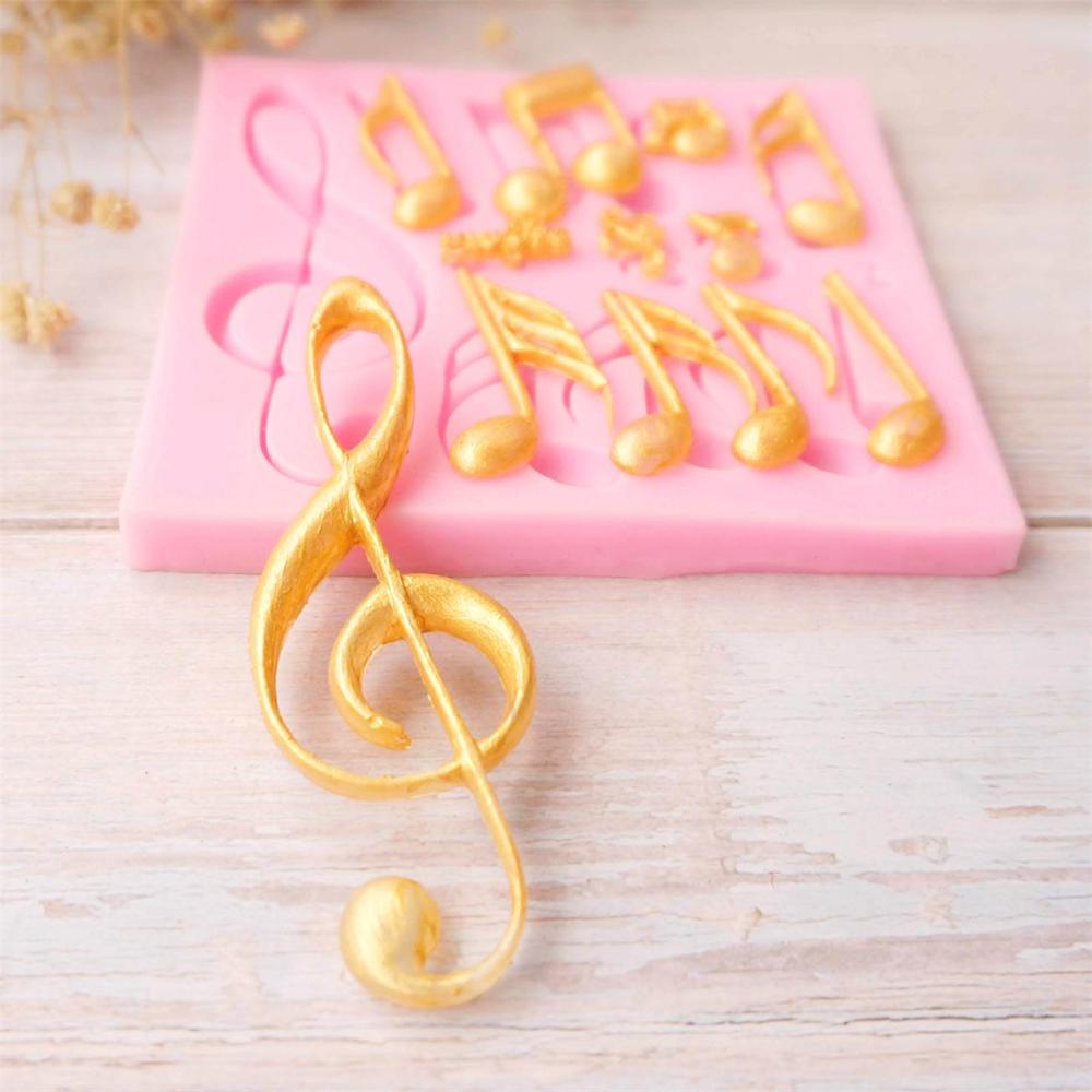 Khuôn silicone Tạo Hình Nốt Nhạc Trang Trí Bánh Cho Bé