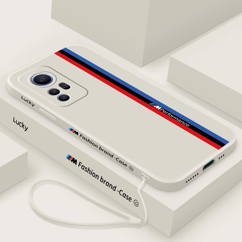 Ốp lưng Xiaomi 12T Pro / 12T / 12 Lite Điện Thoại Silicon Mềm Chống Sốc Có Dây Đeo Cho Mi 11 Lite 5G NE / 10T Pro Mi 12