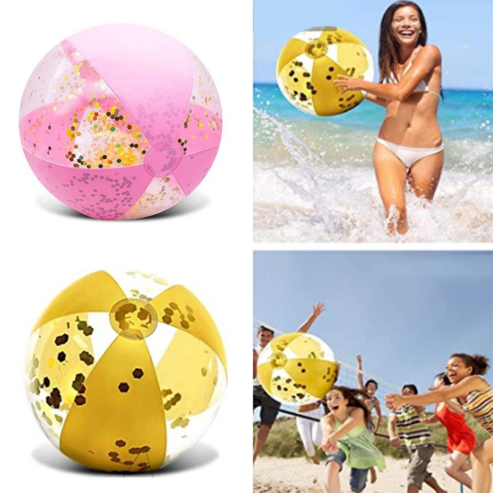 Quả Bóng Trong Suốt Đính Kim Sa Lấp Lánh Đi Bơi Cho Người Lớn Và Trẻ Em