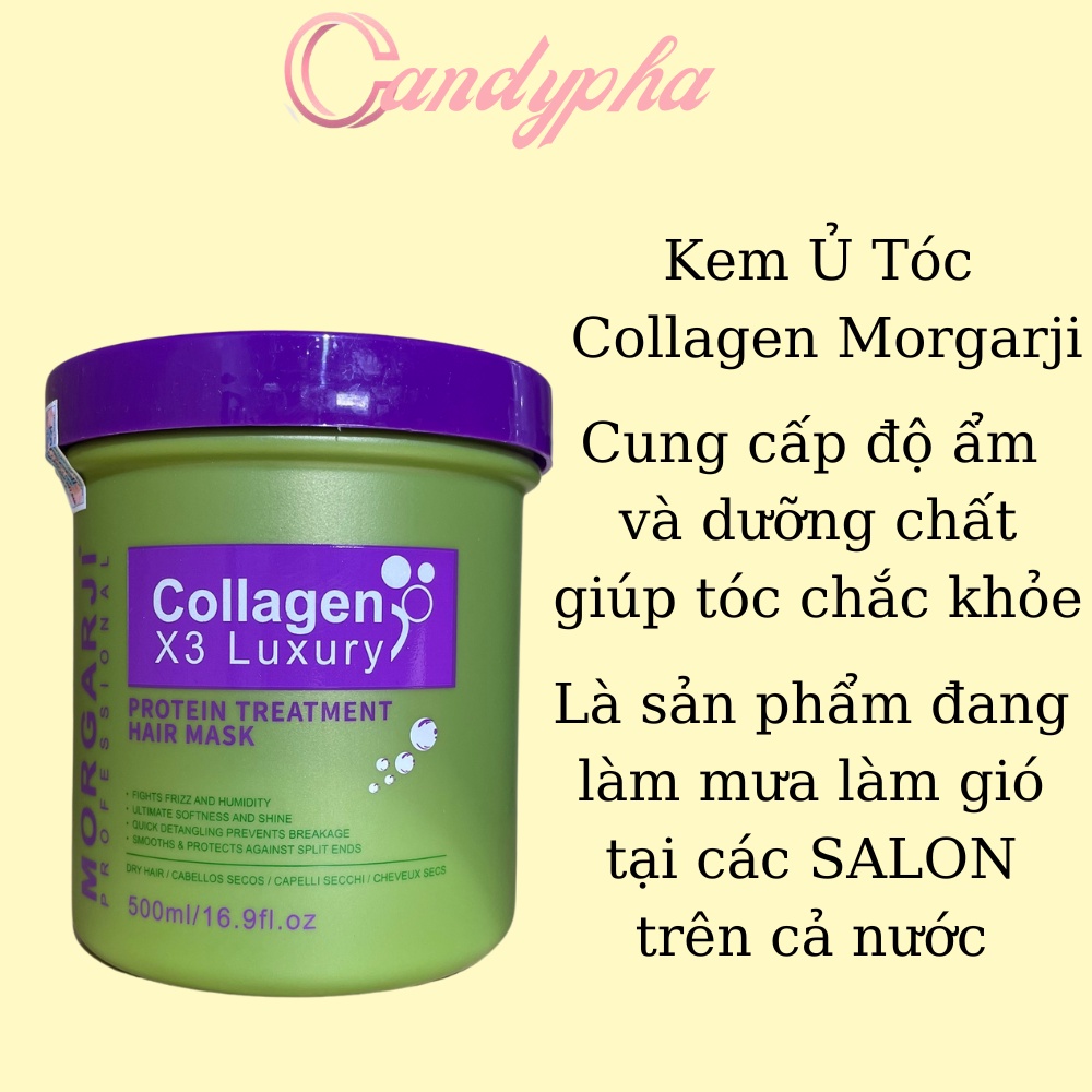 Ủ tóc Morgarji phục hồi tóc hư tổn siêu mềm mượt 500ML chính hãng