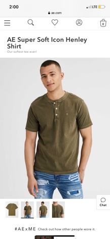 Áo AE Basic authentic ảnh thật
