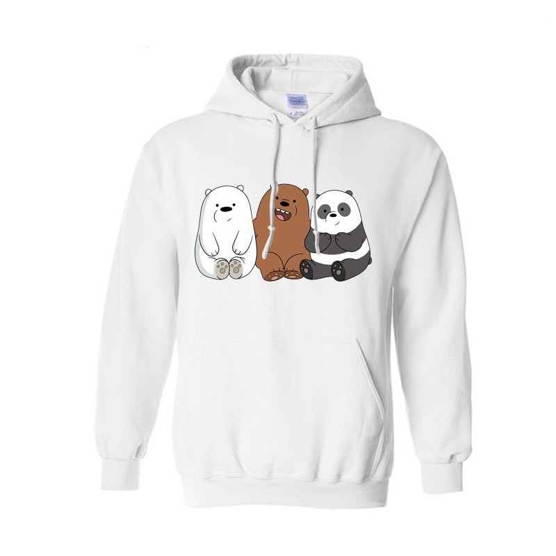 Áo Hoodie In Hình We Bare Bears Thời Trang Cho Nam Nữ