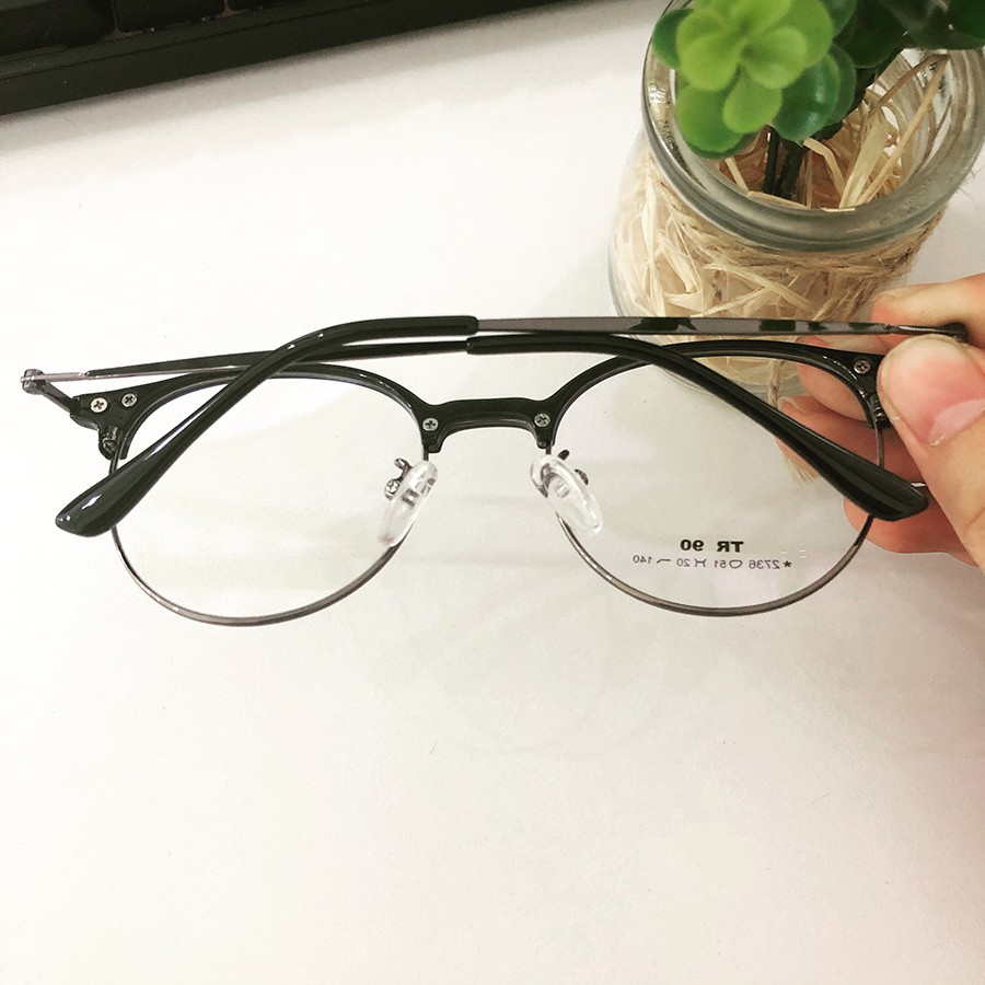 Gọng kính cận nam nữ dáng bầu Vintage, siêu nhẹ dễ phối đồ phụ kiện thời trang Lani 2736 - Lắp Mắt Cận Theo Yêu Cầu | BigBuy360 - bigbuy360.vn
