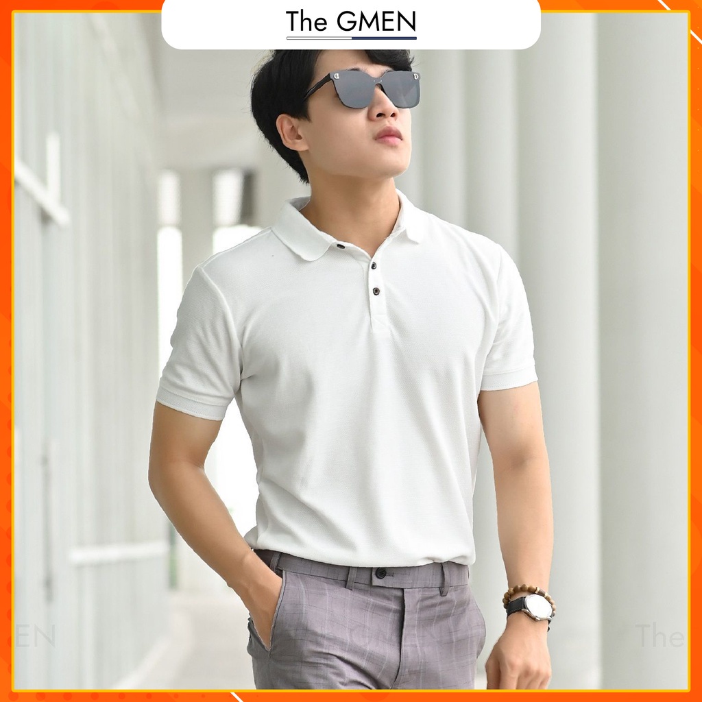 Áo Polo nam The GMEN Mesh Polo Shirt 100% cotton dày dặn, chuẩn form, giá tốt