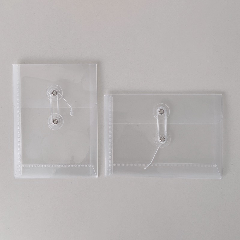 Túi trong suốt đựng nhãn dán phong cách đơn giản