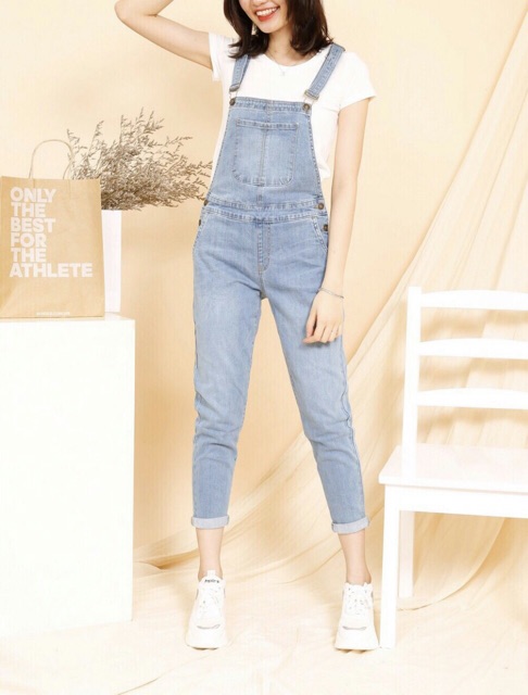 yếm jeans dài | BigBuy360 - bigbuy360.vn