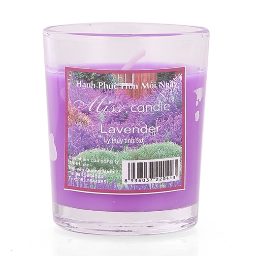 LY NẾN THƠM MISS CANDLE NQM0413 TÍM