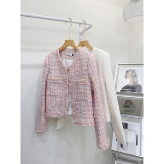 Áo khoác dạ tweed Emme 01