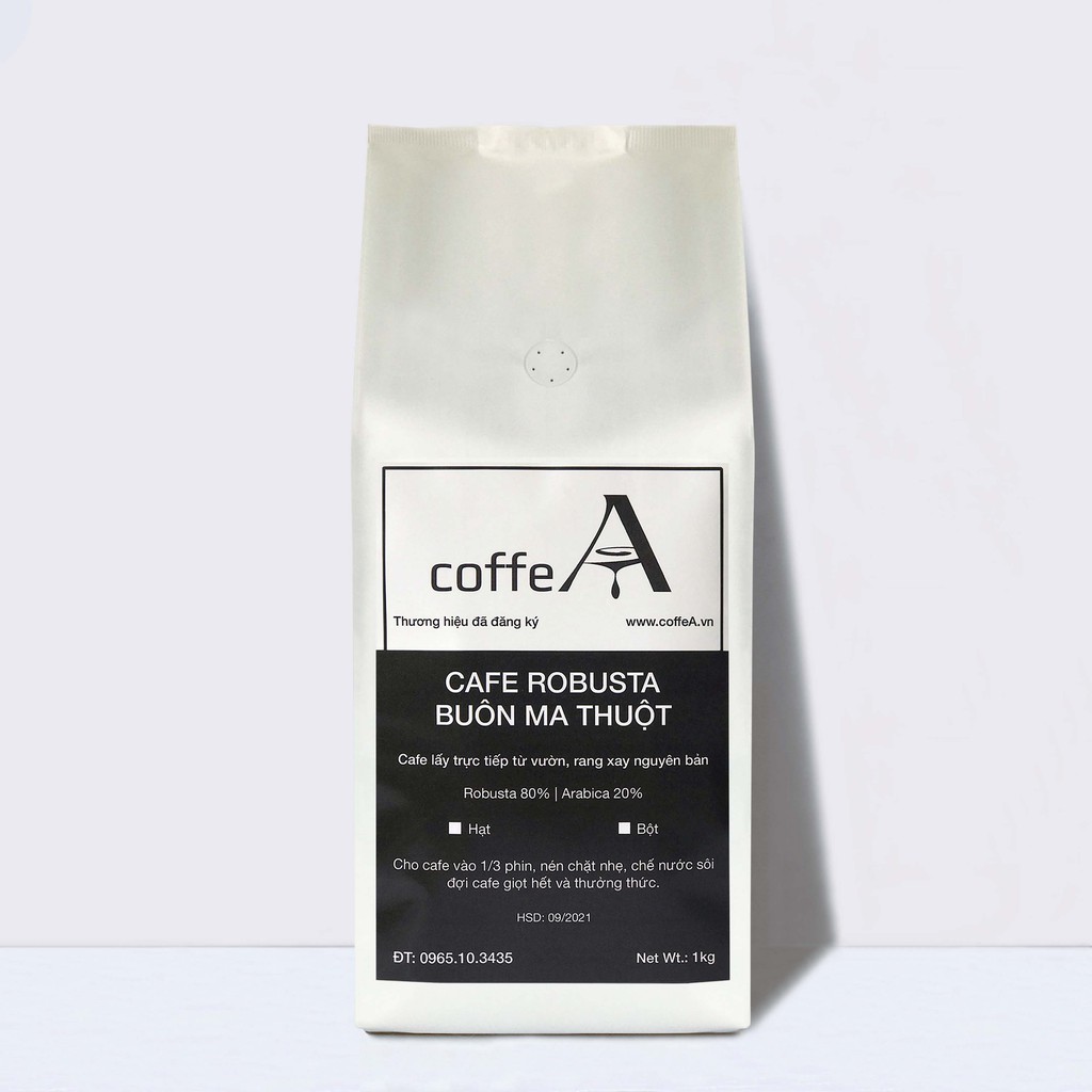 Cafe nguyên chất Robusta Arabica rang xay, cafe sạch, pha phin pha máy coffea 1000g 82ra không bán cafe chồn | BigBuy360 - bigbuy360.vn