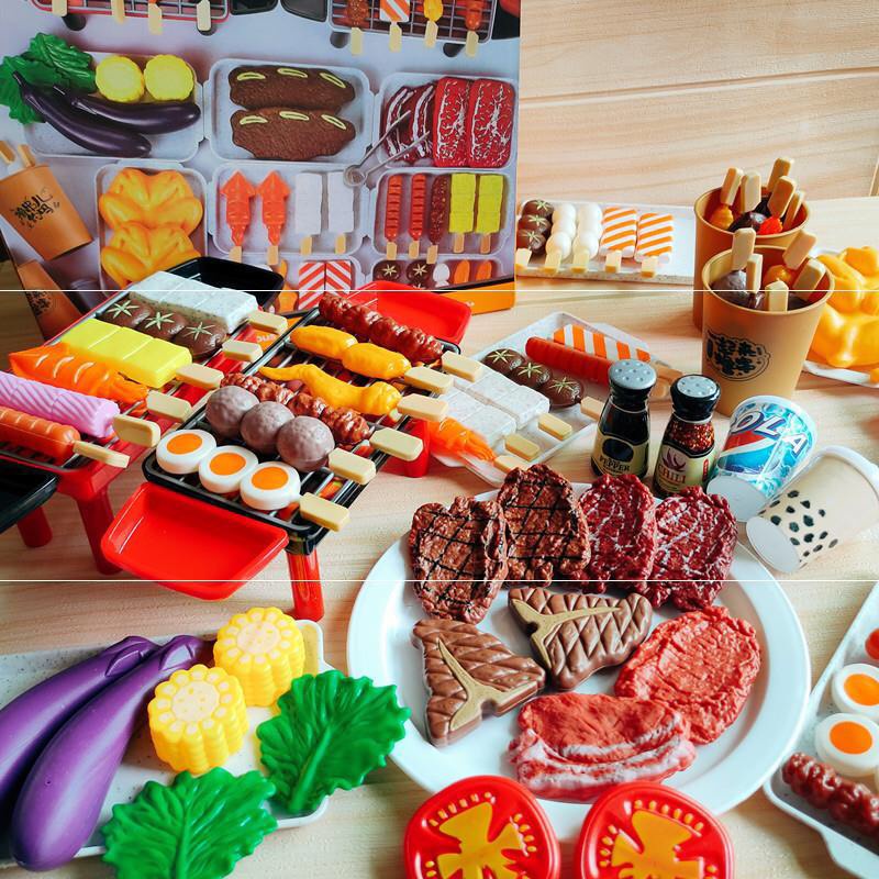 Đồ Chơi Trẻ Em Bộ Thịt Nướng BBQ Chất Nhựa ABS Cao Cấp Màu Sắc Đẹp An Toàn Hiếu Toys