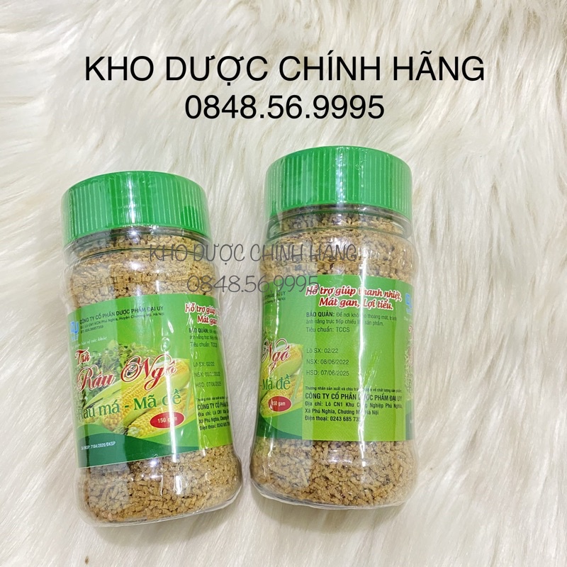 TRÀ RÂU NGÔ - rau má - mã đề - Mát gan, lợi tiểu