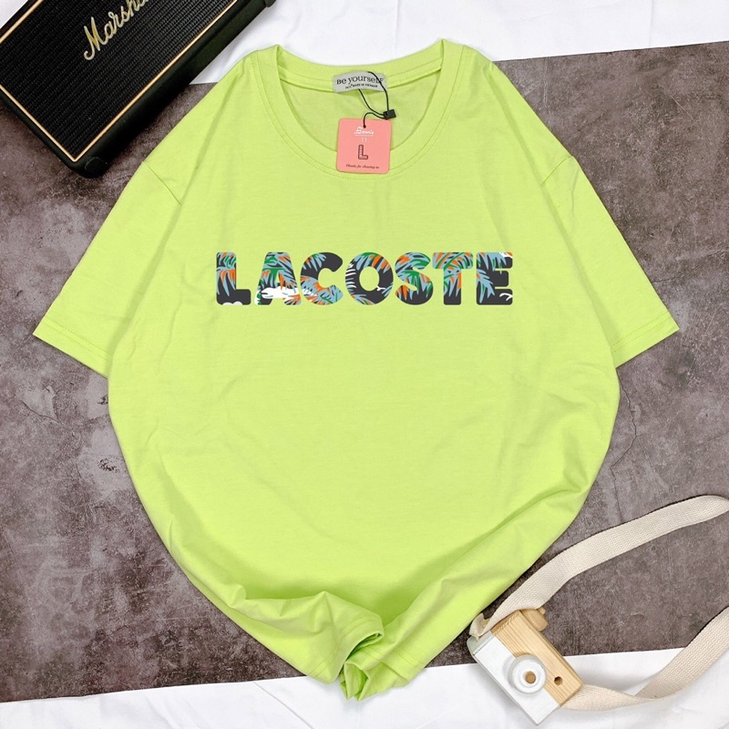 Áo phông tay ngắn nam nữ LACOSTE