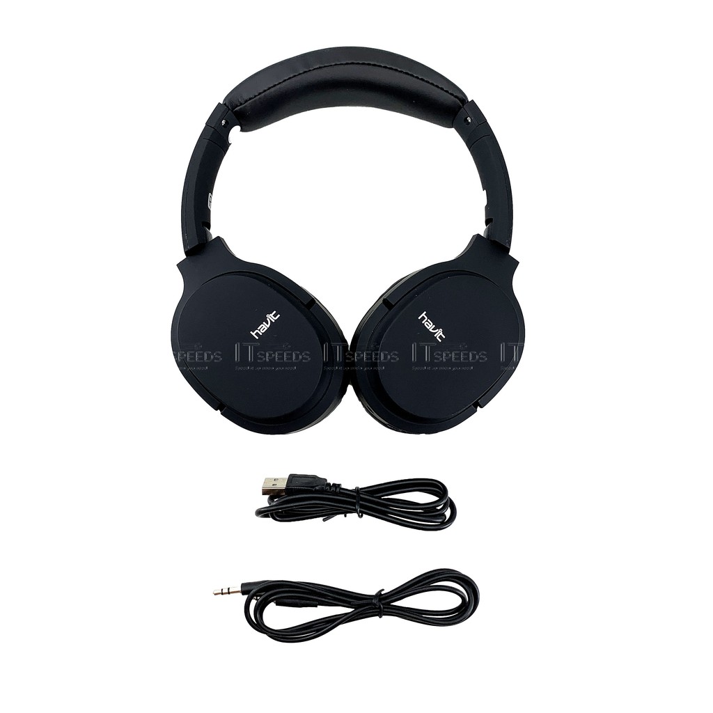 Tai Nghe Bluetooth Headphone HAVIT i62, Driver 40mm, Bluetooth 5.0, Nghe Đến 8H, Gập Gọn 90 - Chính Hãng BH 12 Tháng