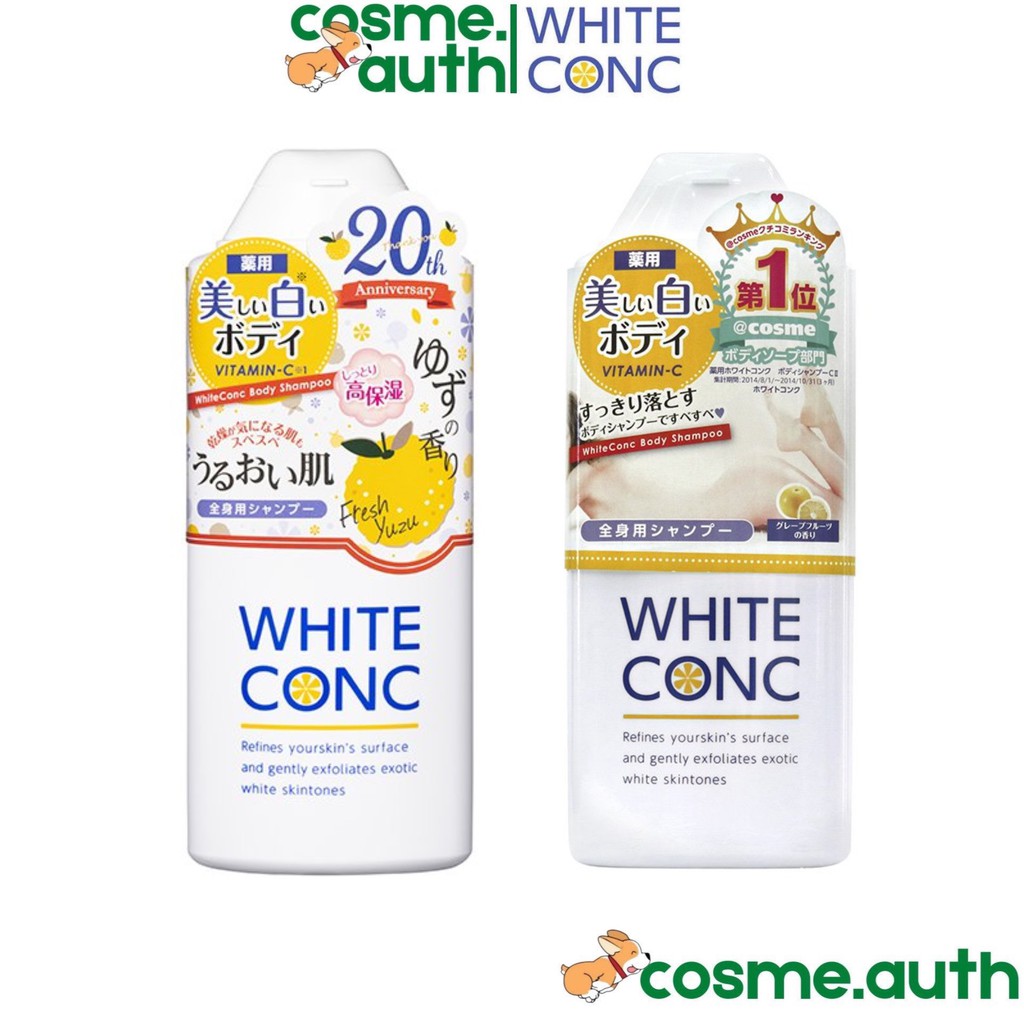 Sữa tắm Sáng Da Toàn Thân White ConC Body 360ml - Nhật Bản