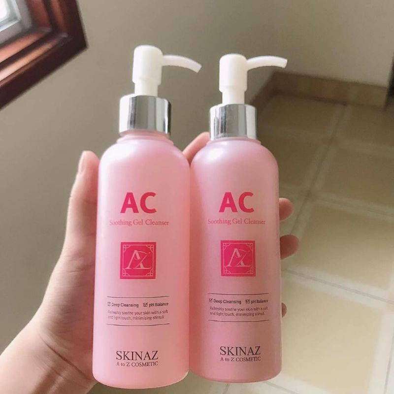 Sữa Rửa Mặt AC Sensitive Gel Cleanser SKINAZ HÀN QUỐC