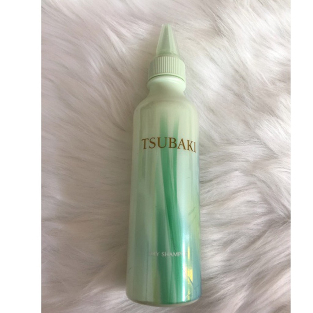 Dầu Gội Khô Tsubaki 180ml Màu Xanh Lá