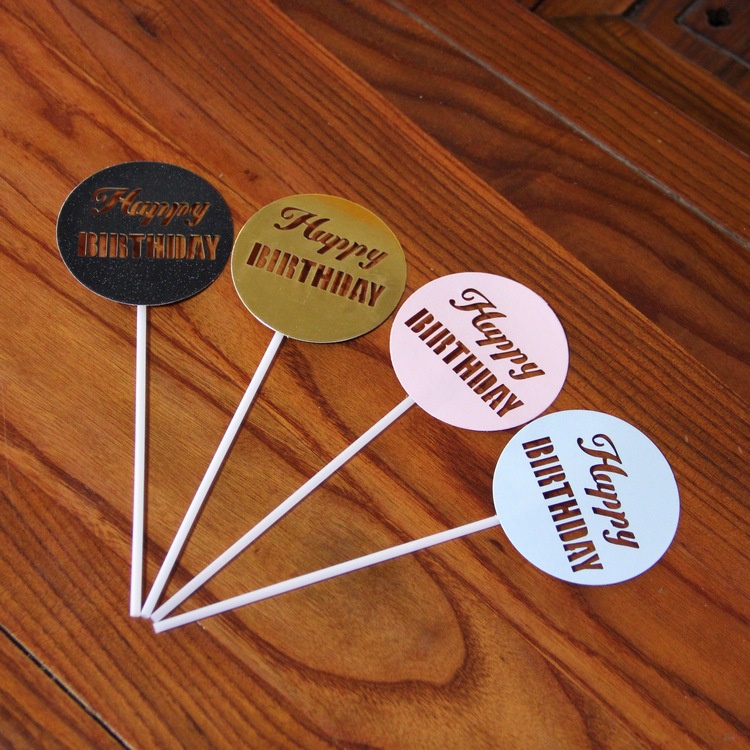 Thẻ cắm trang trí bánh kem hình thù ngộ nghĩnh