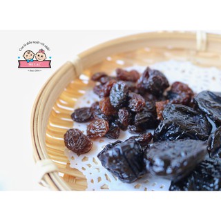 Trái cây sấy khô hữu cơ Sunny fruit cho bé ăn dặm, mận nho sung mơ vị tự nhiên không thêm đường