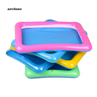 AE♥Outdoor Beach Kids Children Sand Mud Model Toys Storage Inflatable Pad Box Tray