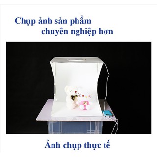 Hộp Chụp Hình Sản Phẩm Đèn Led 40*40*42cm - GVC2020 - HCM