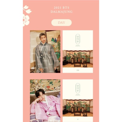 BTS PHOTOBOOK DALMAJUNG - BỘ ẢNH TRUNG THU BTS DAY &amp; NIGHT