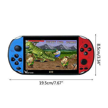 Máy chơi game cầm tay điện tử 4 nút mini X7 nghe nhạc xem phim ebook game sup per HD screen màn hình 30fps (chill_nail)