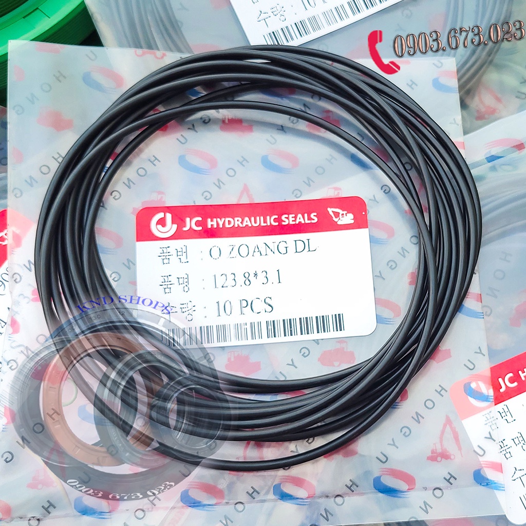 Ron  cao su thủy lực,vòng đệm cao su Oring dành cho ty thủy lực xe cơ giới  | KND Shop