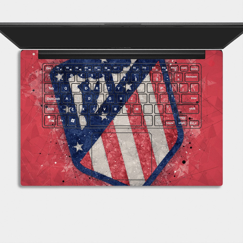 Bộ skin dán laptop mẫu Logo Atletico Madrid / Có mẫu decal dán cho tất cả các hãng máy tính