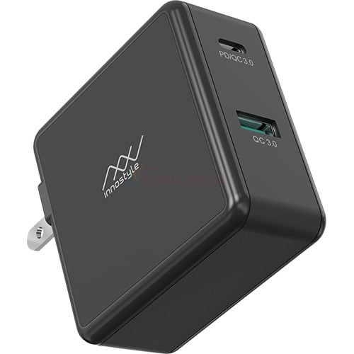 Cốc sạc Innostyle Gomax 1USB 1Type-C PD49.5W IC49PD - Hàng chính hãng - Thiết kê nhỏ gọn 1USB và 1Type-C tiện lợi