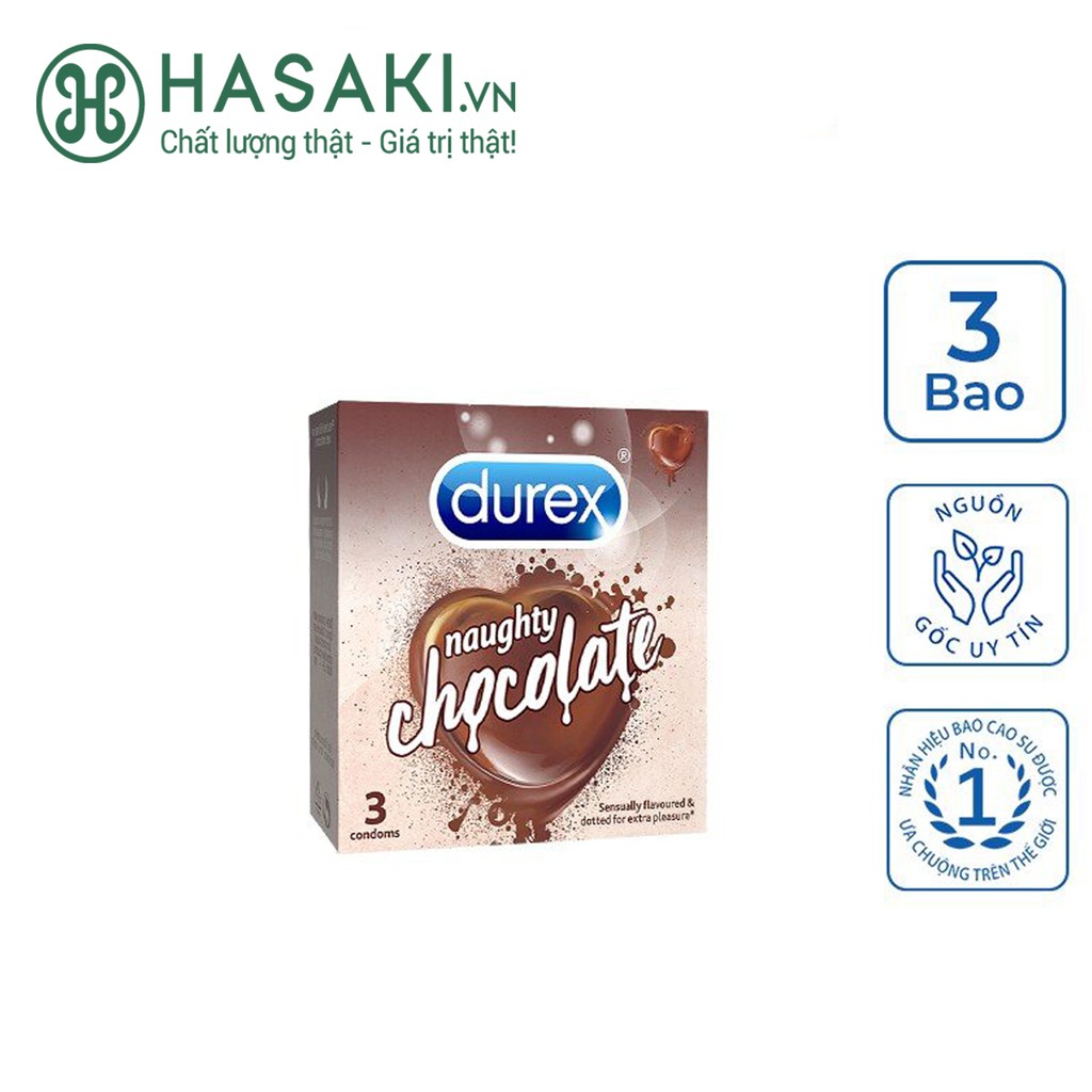 Bao Cao Su Durex Có Mùi (Hộp 3 Cái)